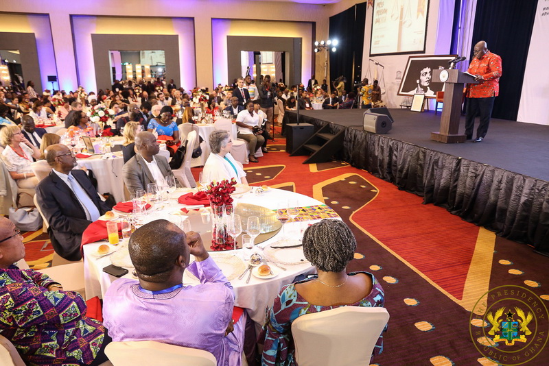 President Akufo-Addo speaking at the event President Akufo-Addo speaking at the event