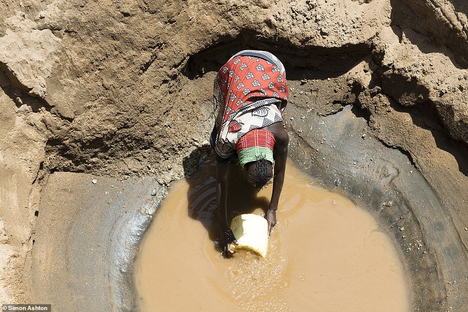 A woman was recently killed when one of the pits collapsed on her and her body remains buried at the site A woman was recently killed when one of the pits collapsed on her and her body remains buried at the site