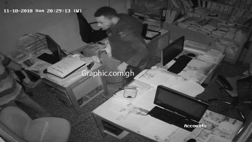 Cape Coast: Sonturk Supermarket robbers captured on CCTV