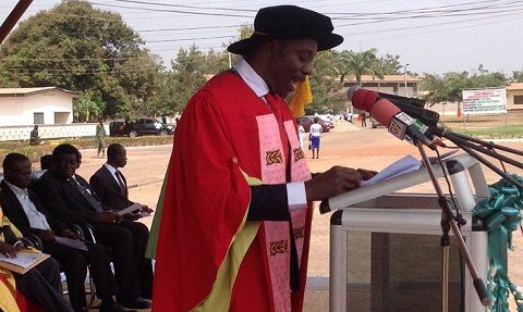  Prof. Adinkrah-Appiah delivering his address