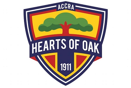 Hearts of Oak club badge See the new Hearts of Oak club badge