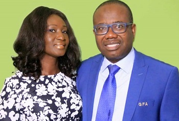 Watch Mrs Christine-Marie Nyantakyi speak about her husband's FIFA lifetime ban