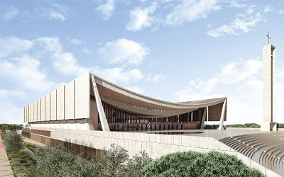 • An artist’s impression of the National Cathedral • An artist’s impression of the National Cathedral