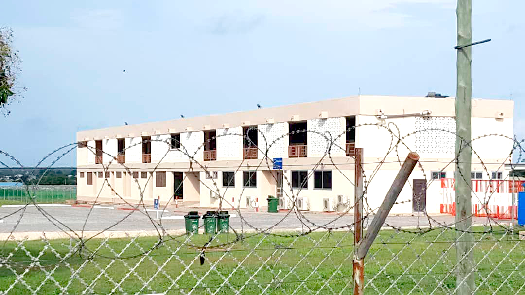  Part of the refurbished  airstrip