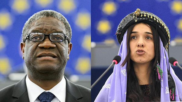 Denis Mukwege and Nadia Murad Denis Mukwege and Nadia Murad