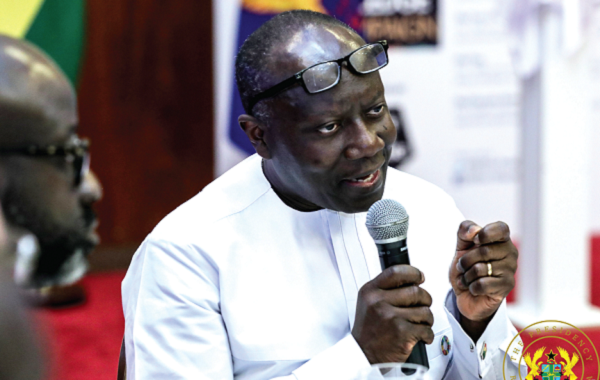 Mr  Ken Ofori Atta — Minister for Finance