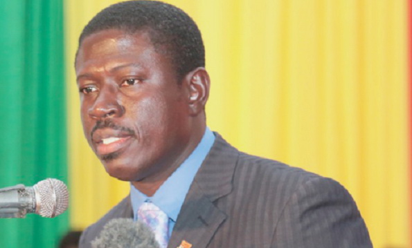 The Director of the Confucius Institute, UCC, Prof. Ishmael Mensah addressing the audience