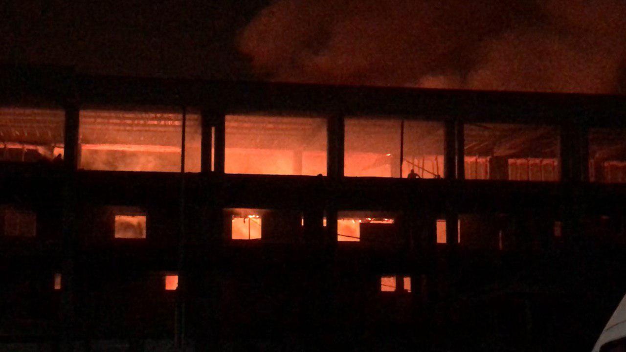 Another fire at Asafo market on Easter Sunday [VIDEO]