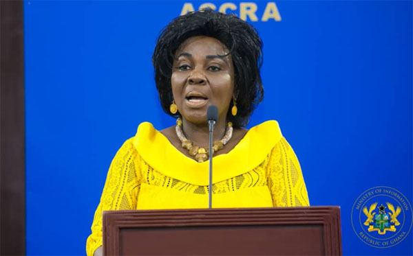 The Minister of Sanitation and Water Resources, Madam Cecilia Abena Dapaah The Minister of Sanitation and Water Resources, Madam Cecilia Abena Dapaah