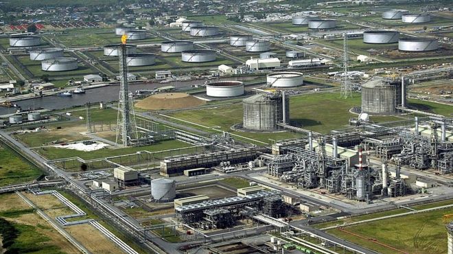 Shell is involved in oil and gas production in the Niger Delta Shell is involved in oil and gas production in the Niger Delta