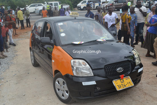 Okyereko: Police arrest suspected car snatchers during commissioning of new police station [VIDEO]
