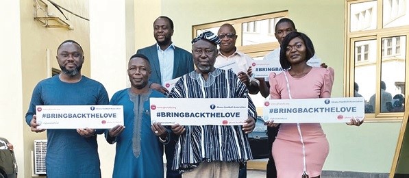 Members of the PLMC join in the campaign to bring back the love for Ghana football Members of the PLMC join in the campaign to bring back the love for Ghana football