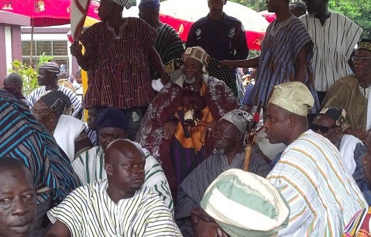 Yaa Naa Abukari Mahama II at the Manhyia Palace Yaa Naa Abukari Mahama II at the Manhyia Palace
