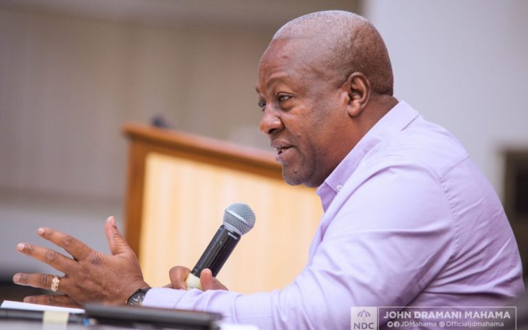 Former President John Dramani Mahama Former President John Dramani Mahama