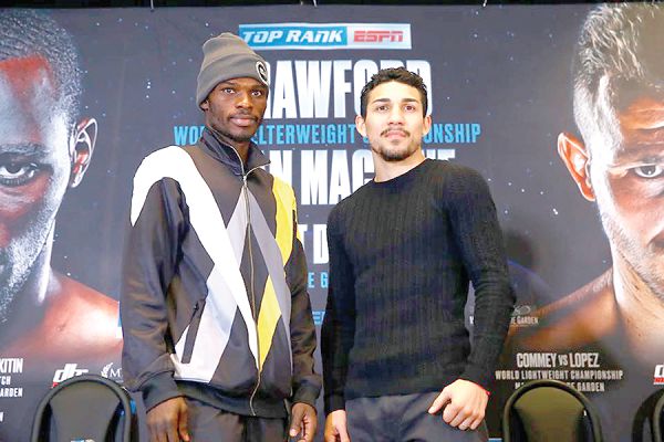 Richard Commey (left) and Teofimo Lopez will fight tonight Richard Commey (left) and Teofimo Lopez will fight tonight