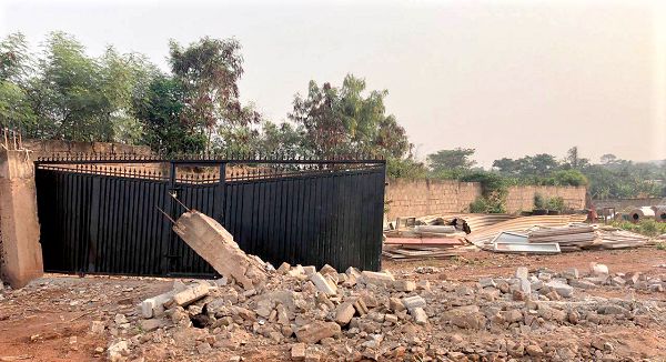   Some demolished structures 