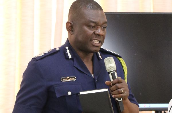 Mr David Asante-Apeatu, Inspector General of Police, at the Justice Emile Short Commission of Enquiry into the Ayawaso West Wuogon by-election violence Mr David Asante-Apeatu, Inspector General of Police, at the Justice Emile Short Commission of Enquiry into the Ayawaso West Wuogon by-election violence