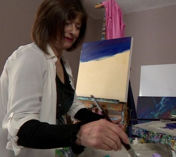 Landscape painter Denise Di Battista says her sight is both her life and her livelihood Landscape painter Denise Di Battista says her sight is both her life and her livelihood