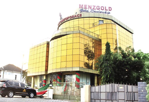 The headquarters of Menzgold The headquarters of Menzgold