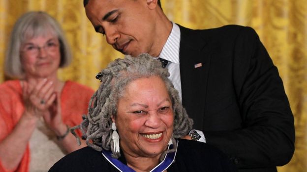 President Obama presented Morrison with the Presidential Medal of Freedom Award winning author Toni Morrison dies