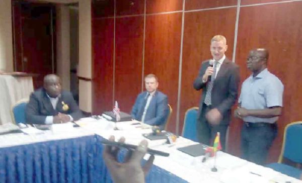 Mr Iain Walker (2nd right) speaking at the forum Mr Iain Walker (2nd right) speaking at the forum