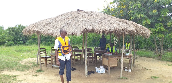 This structure serves as the staff common room for the teachers of Bomingo E.P. Basic School This structure serves as the staff common room for the teachers of Bomingo E.P. Basic School