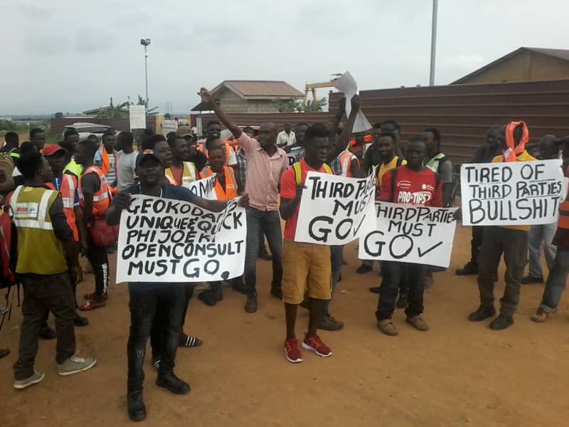 Tema-Mpakadan rail workers lay down tools over poor conditions of service