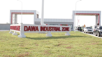 The frontage of the newly commissioned Dawa Industrial City The frontage of the newly commissioned Dawa Industrial City