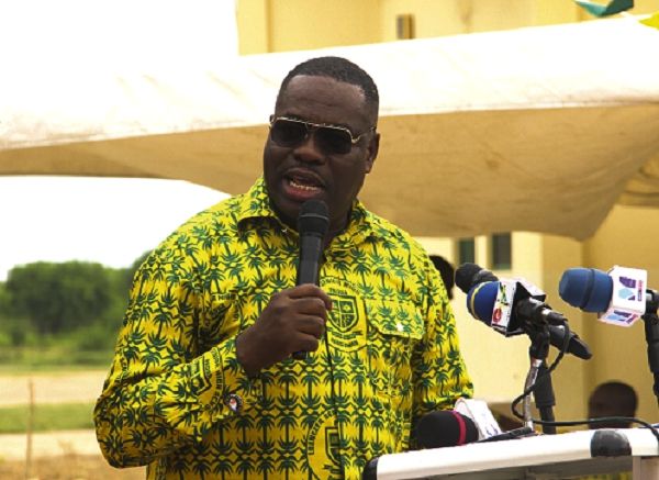 Bishop Tackie Yarboi  Founder and Presiding Bishop of the Victory Bible Church International (Paduan 1979), speaking at the event.Picture: EDNA ADU-SERWAA