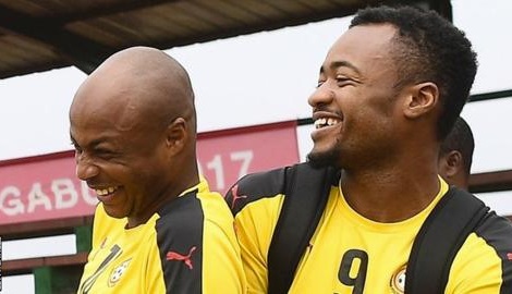 Black Stars skipper Andre Ayew and his brother Jordan Ayew Black Stars skipper Andre Ayew and his brother Jordan Ayew
