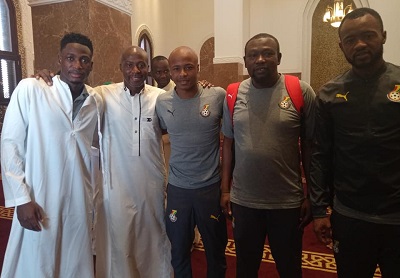 PHOTOS: Black Stars players worship in Ismailia PHOTOS: Black Stars players worship in Ismailia