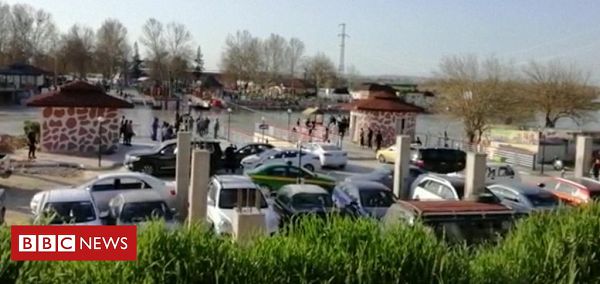 The ferry was reportedly en route to a tourist island upstream from the city centre The ferry was reportedly en route to a tourist island upstream from the city centre