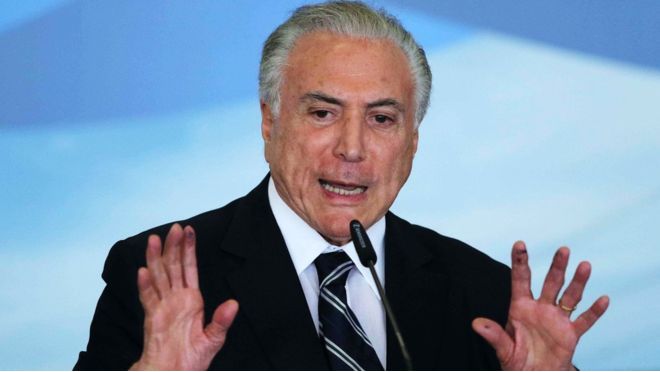 Michel Temer left office in January Michel Temer left office in January