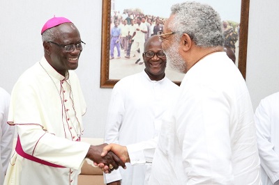 Catholic Archbishop of Accra commends Rawlings