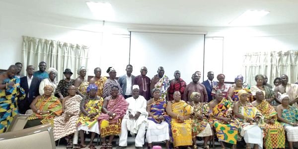 Some of the chiefs and members of IDEG after the function 