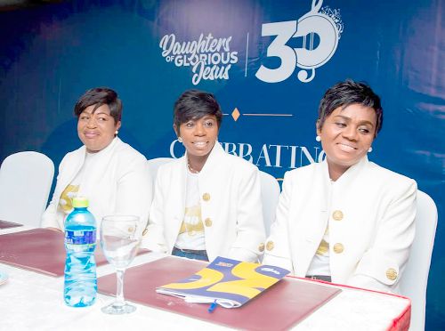 Daughters of Glorious Jesus at the launch Daughters of Glorious Jesus at the launch
