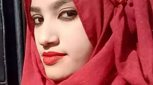 Nusrat was doused with kerosene and set on fire on a rooftop Nusrat was doused with kerosene and set on fire on a rooftop