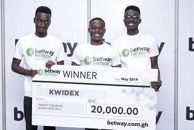 Kwidex wins Betway Fintech Challenge