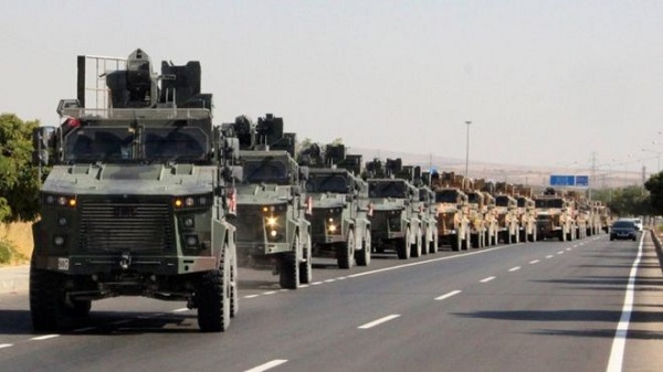 Turkish troops prepare for the offensive in northern Syria Turkish troops prepare for the offensive in northern Syria