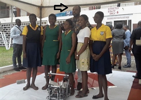 Dr Matthew Opoku Prempeh with the Ghana Robotics team Dr Matthew Opoku Prempeh with the Ghana Robotics team