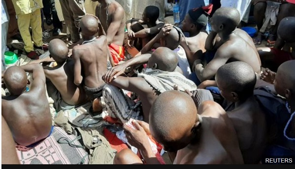 Police said the pupils had been subjected to &quot;inhuman and degrading treatments&quot;