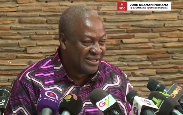 Former President John Dramani Mahama