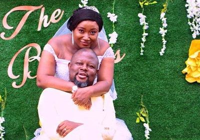 Former Peace FM Drivetime show host Fiifi Banson tied the knot with his sweetheart Akorfa Dzankui over the weekend. Former Peace FM Drivetime show host Fiifi Banson tied the knot with his sweetheart Akorfa Dzankui over the weekend.