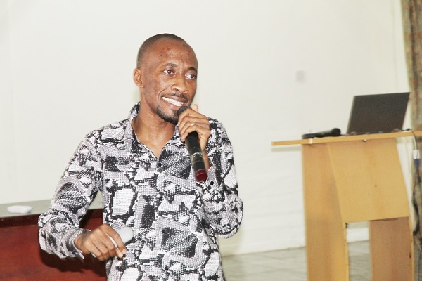 Mr Elom Hillary (left) addressing some nurses, doctors and healthcare providers at the World Patient Safety Day held at the Korle Bu Teaching Hospital in Accra. Mr Elom Hillary (left) addressing some nurses, doctors and healthcare providers at the World Patient Safety Day held at the Korle Bu Teaching Hospital in Accra.