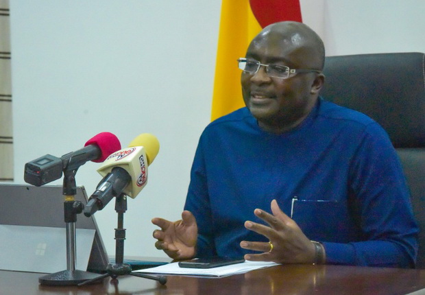 Vice President Dr Mahamudu Bawumia at the launch of the app Vice President Dr Mahamudu Bawumia at the launch of the app