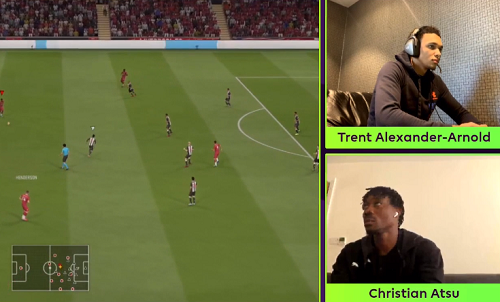 VIDEO: Watch Atsu lose 4-1 to Trent Alexander Arnold in the Sky Sports ePL