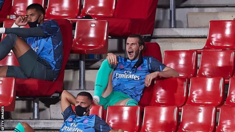 Bale has played twice, with only one start, in 11 Real games since football in Spain restarted in June Gareth Bale: Real Madrid forward 'didn't want to play' against Manchester City - Zidane