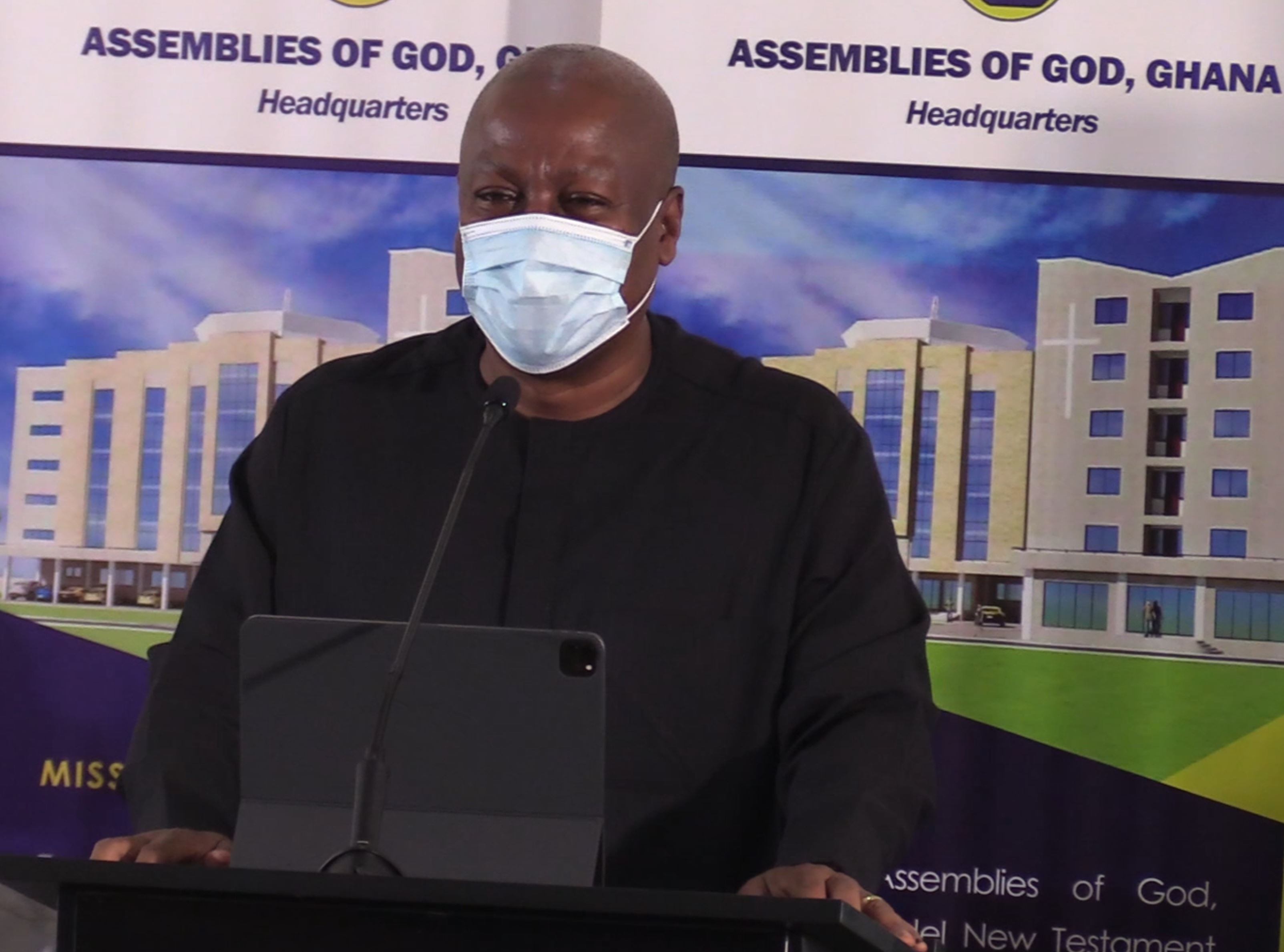 Flagbearer of the opposition National Democratic Congress (NDC), former President John Dramani Mahama