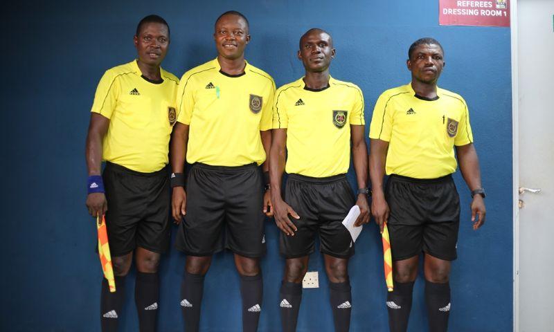 Some of the thirty referees pose for the cameras Thirty Ghanaian Referees to undergo FIFA Elite course