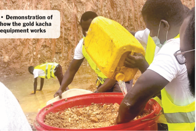 NGO undertakes mercury-free mining test